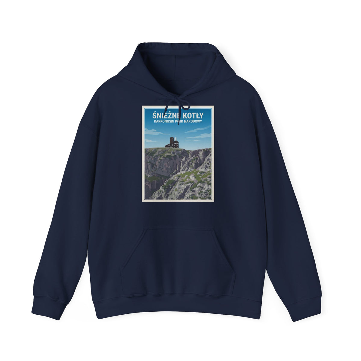 Bluza z Kapturem Retro - Śnieżne Kotły