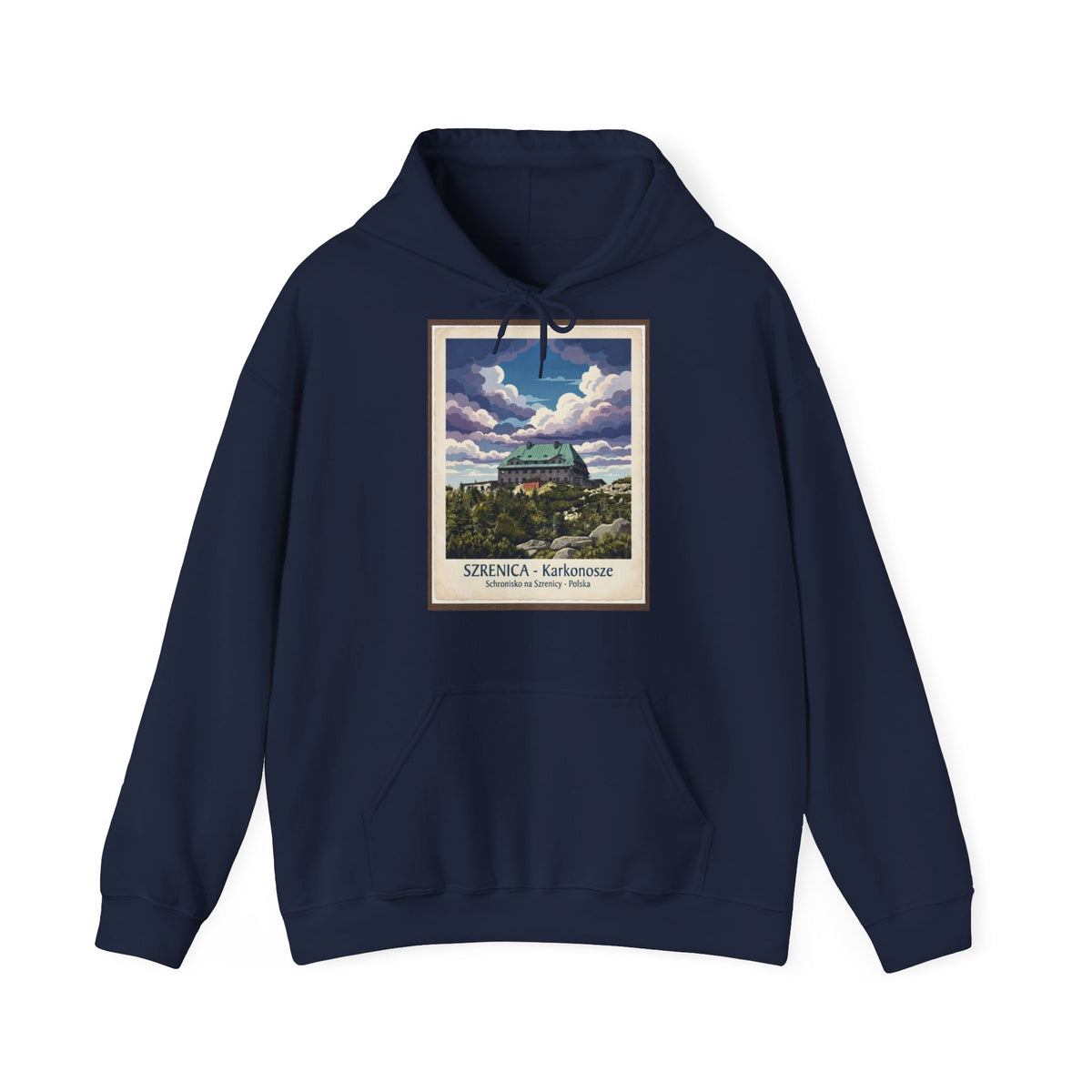 Gruba Bluza z Kapturem Retro - Szrenica