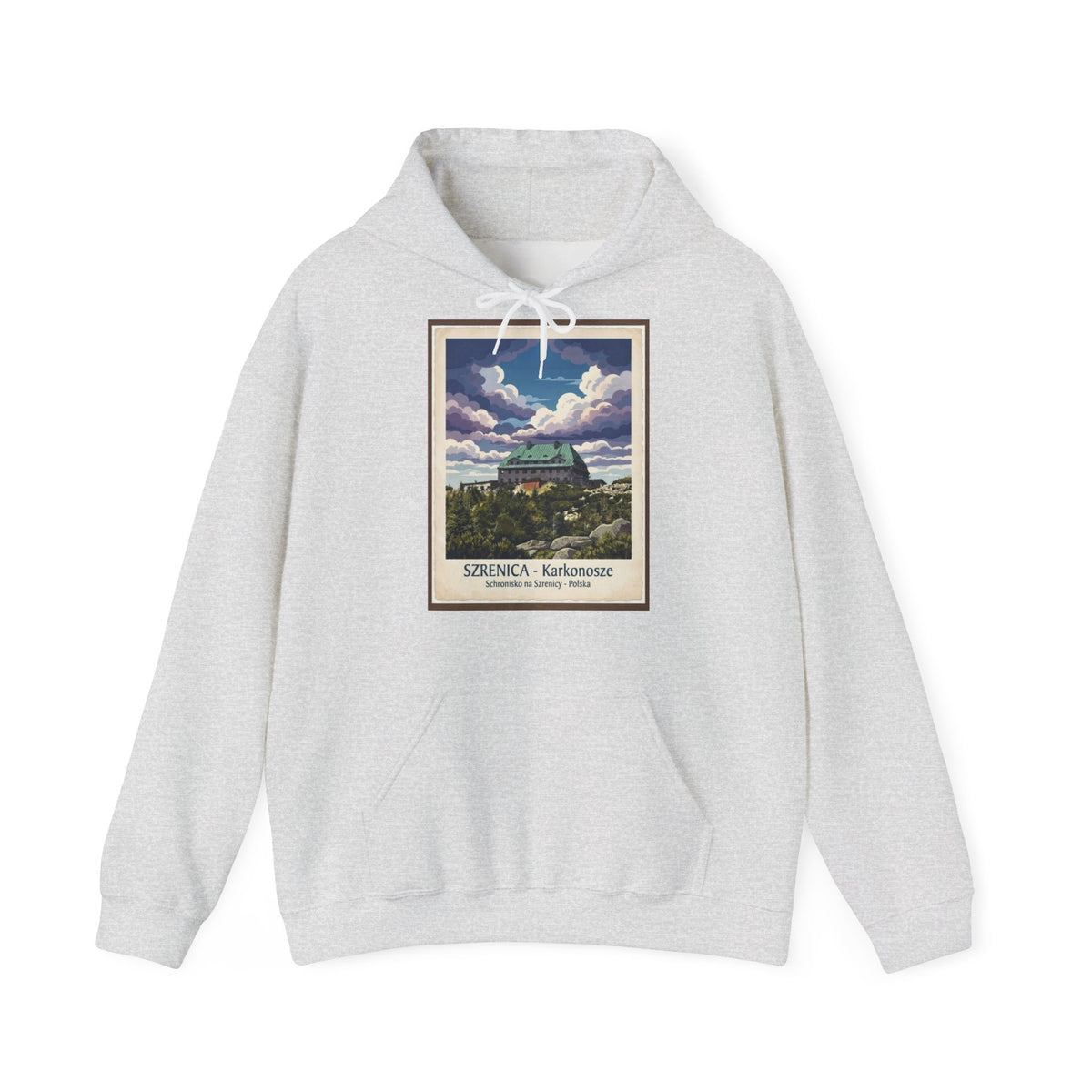 Gruba Bluza z Kapturem Retro - Szrenica