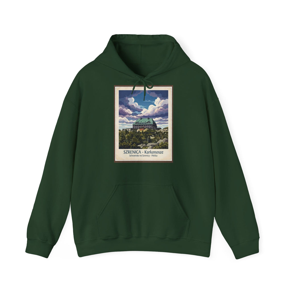Gruba Bluza z Kapturem Retro - Szrenica