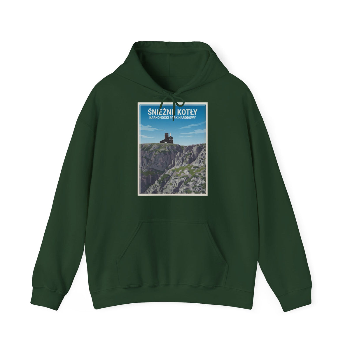 Bluza z Kapturem Retro - Śnieżne Kotły