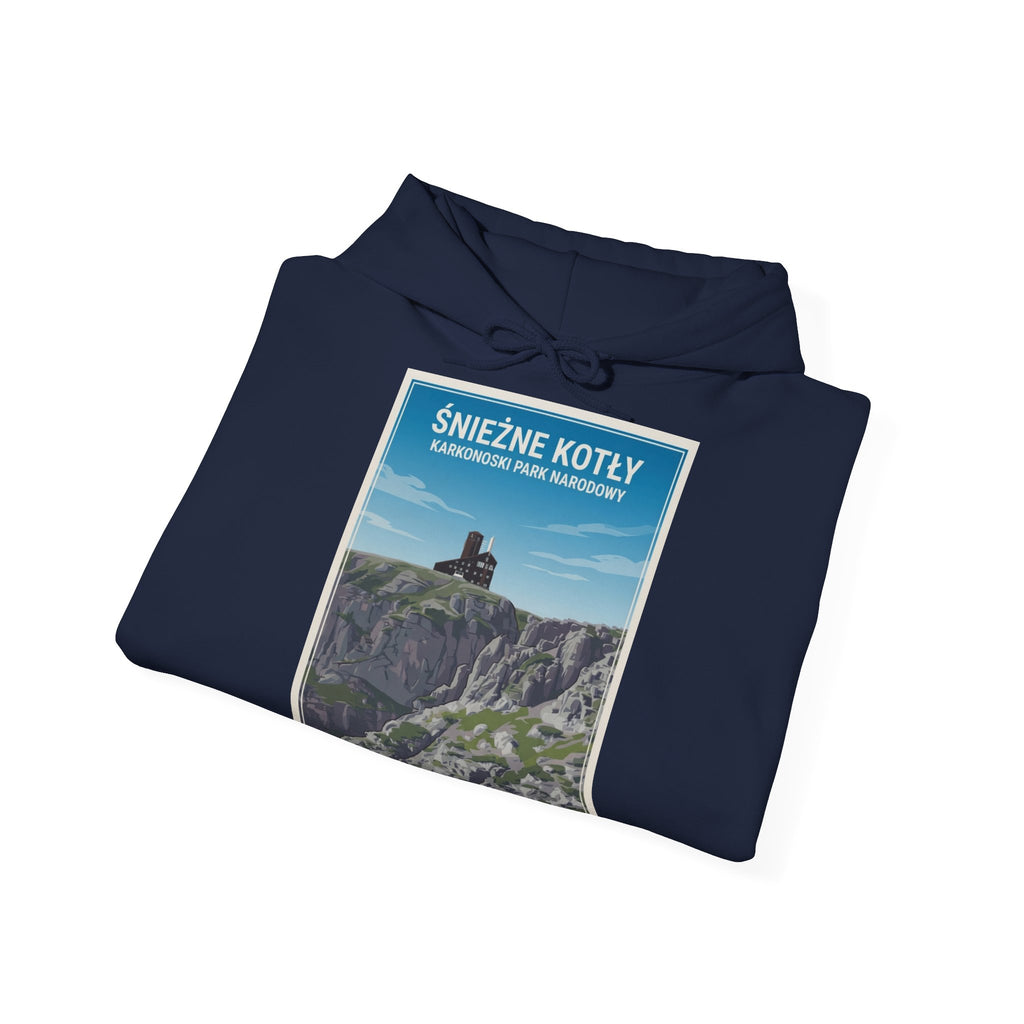 Bluza z Kapturem Retro - Śnieżne Kotły
