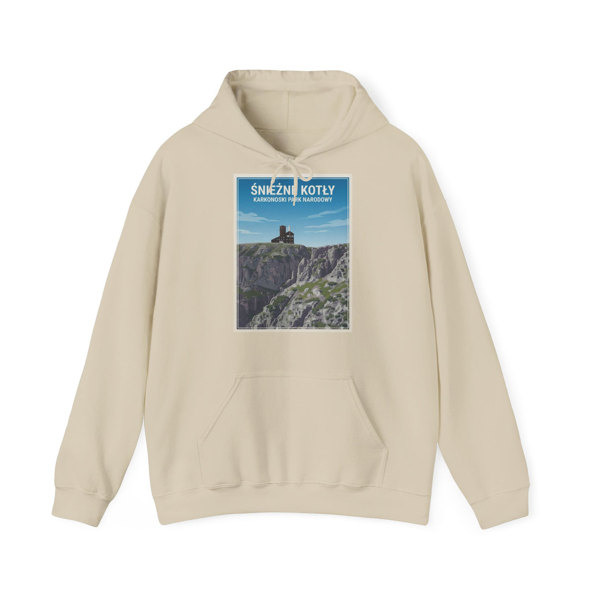 Bluza z Kapturem Retro - Śnieżne Kotły
