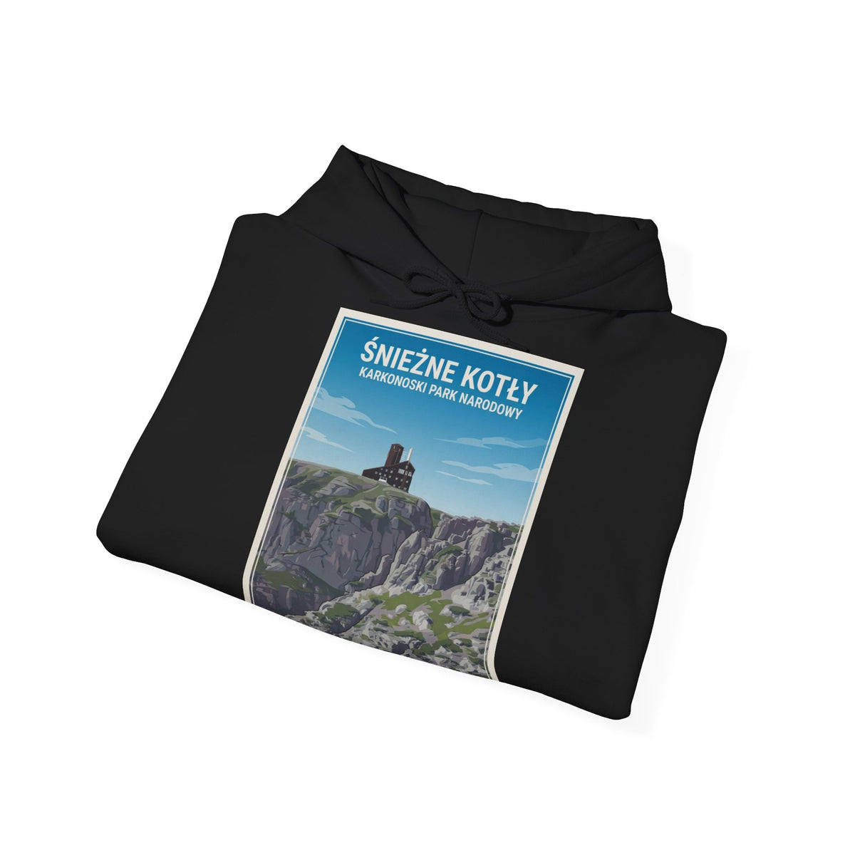 Bluza z Kapturem Retro - Śnieżne Kotły
