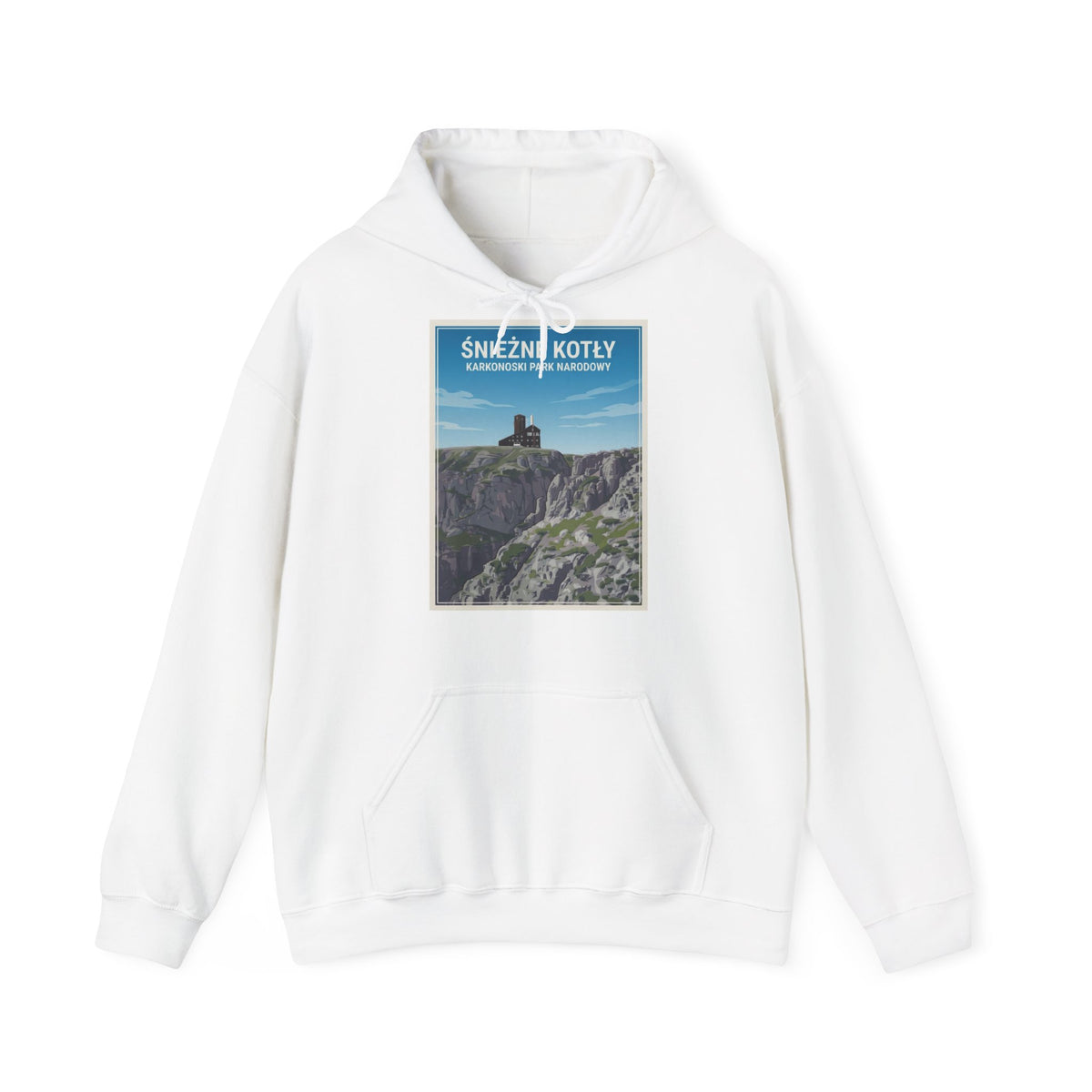 Bluza z Kapturem Retro - Śnieżne Kotły