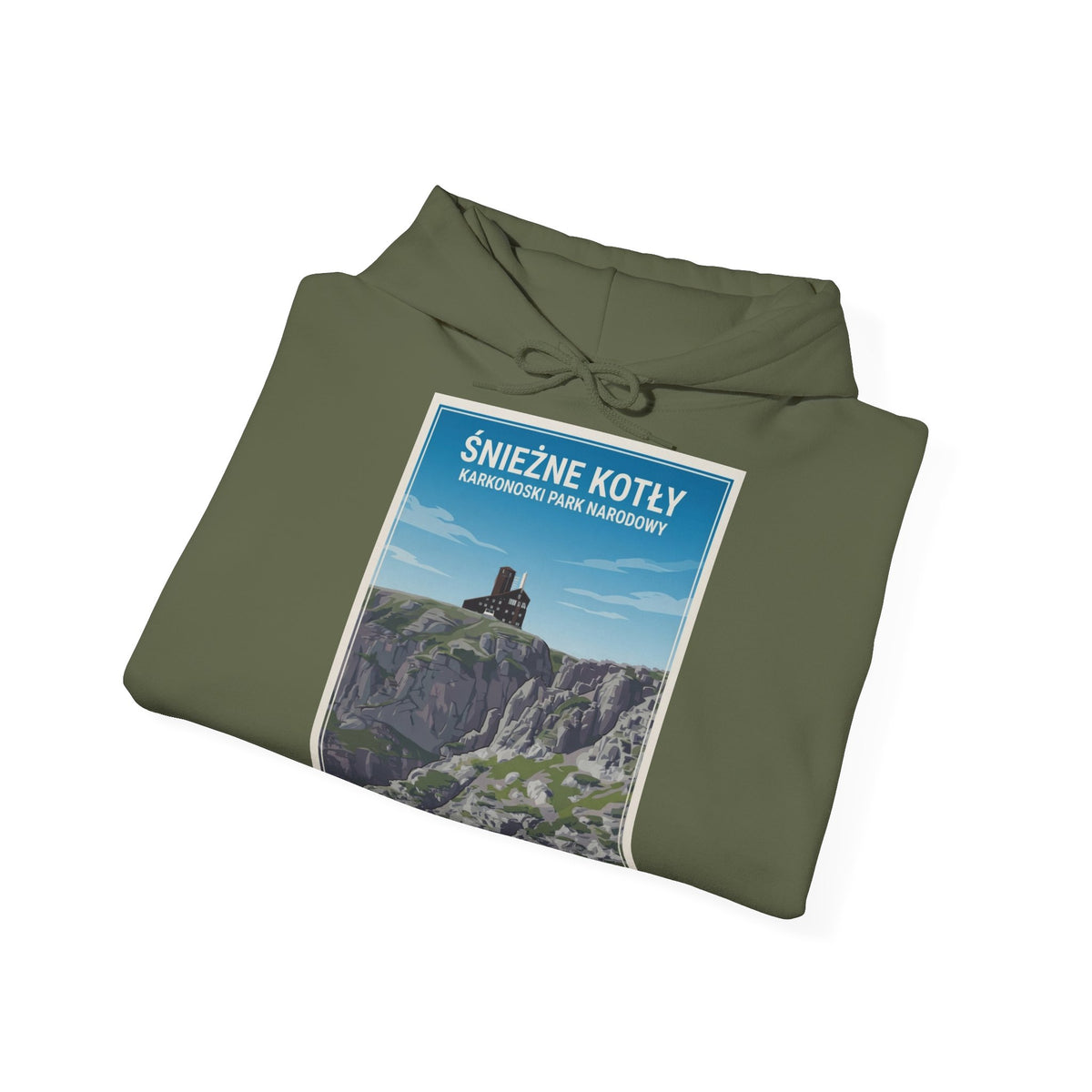 Bluza z Kapturem Retro - Śnieżne Kotły