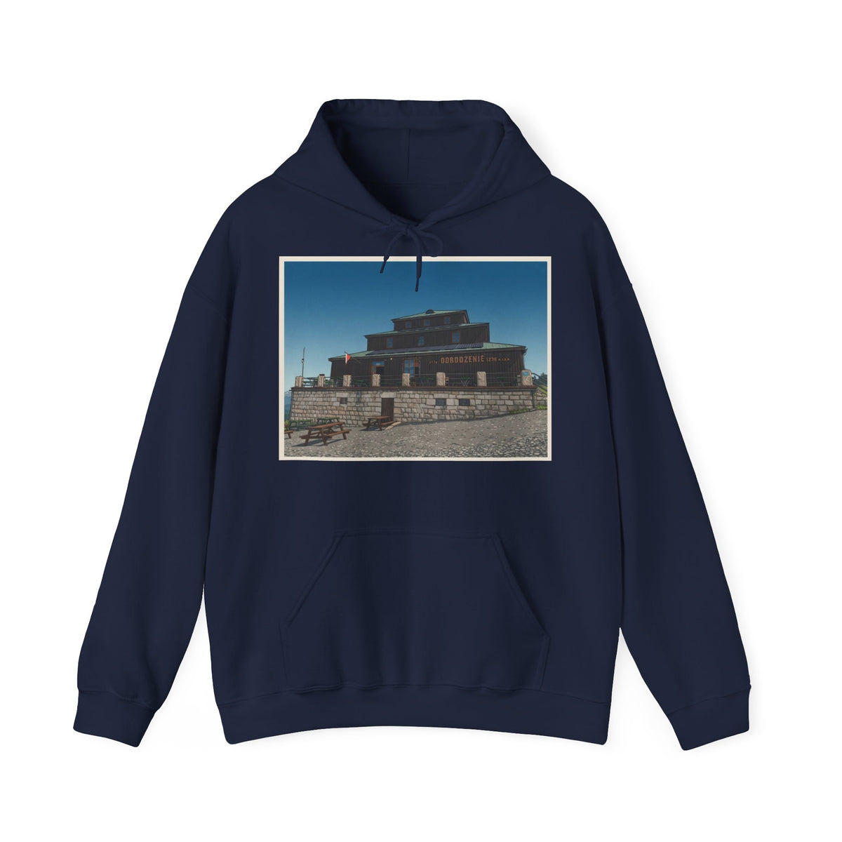 Gruba Bluza z Kapturem Retro - Schronisko Odrodzenie