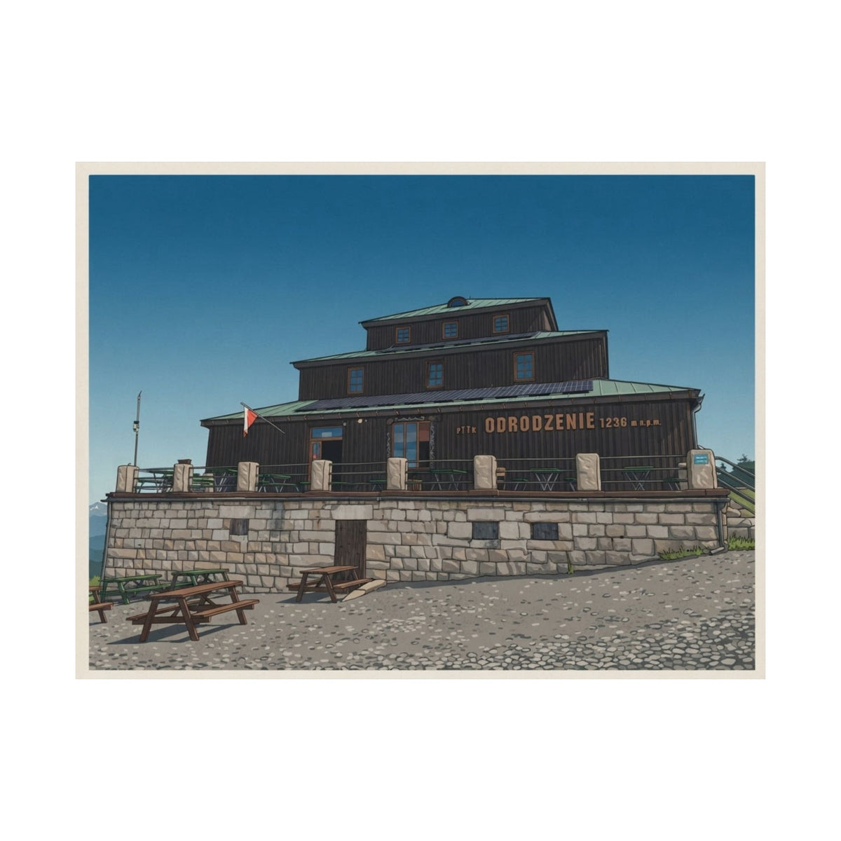 Retro Plakat - Schronisko Samotnia