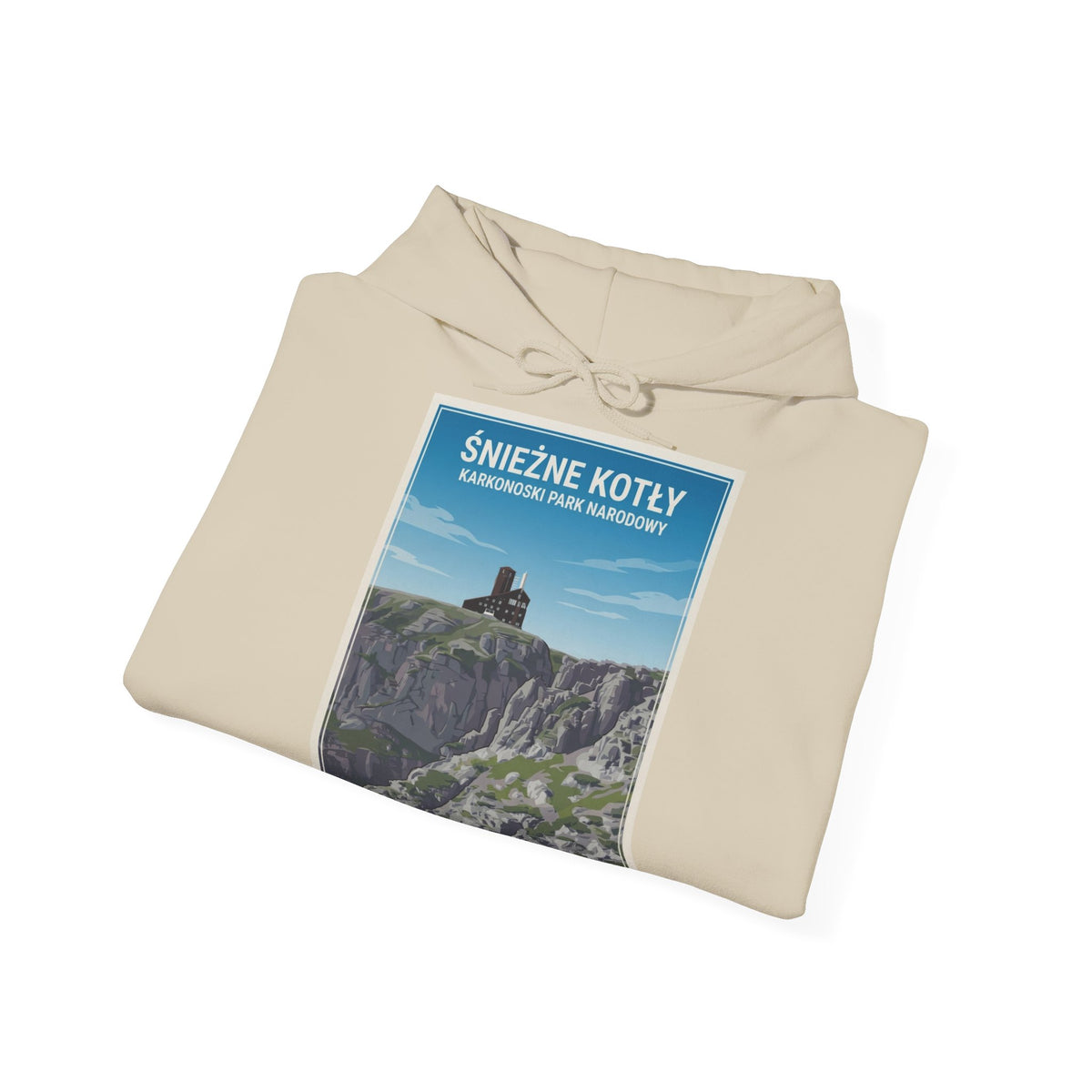 Bluza z Kapturem Retro - Śnieżne Kotły