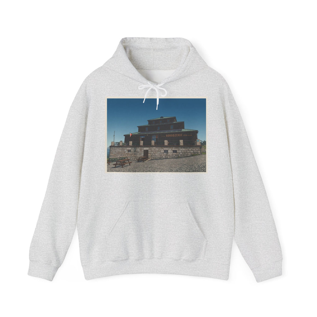 Gruba Bluza z Kapturem Retro - Schronisko Odrodzenie