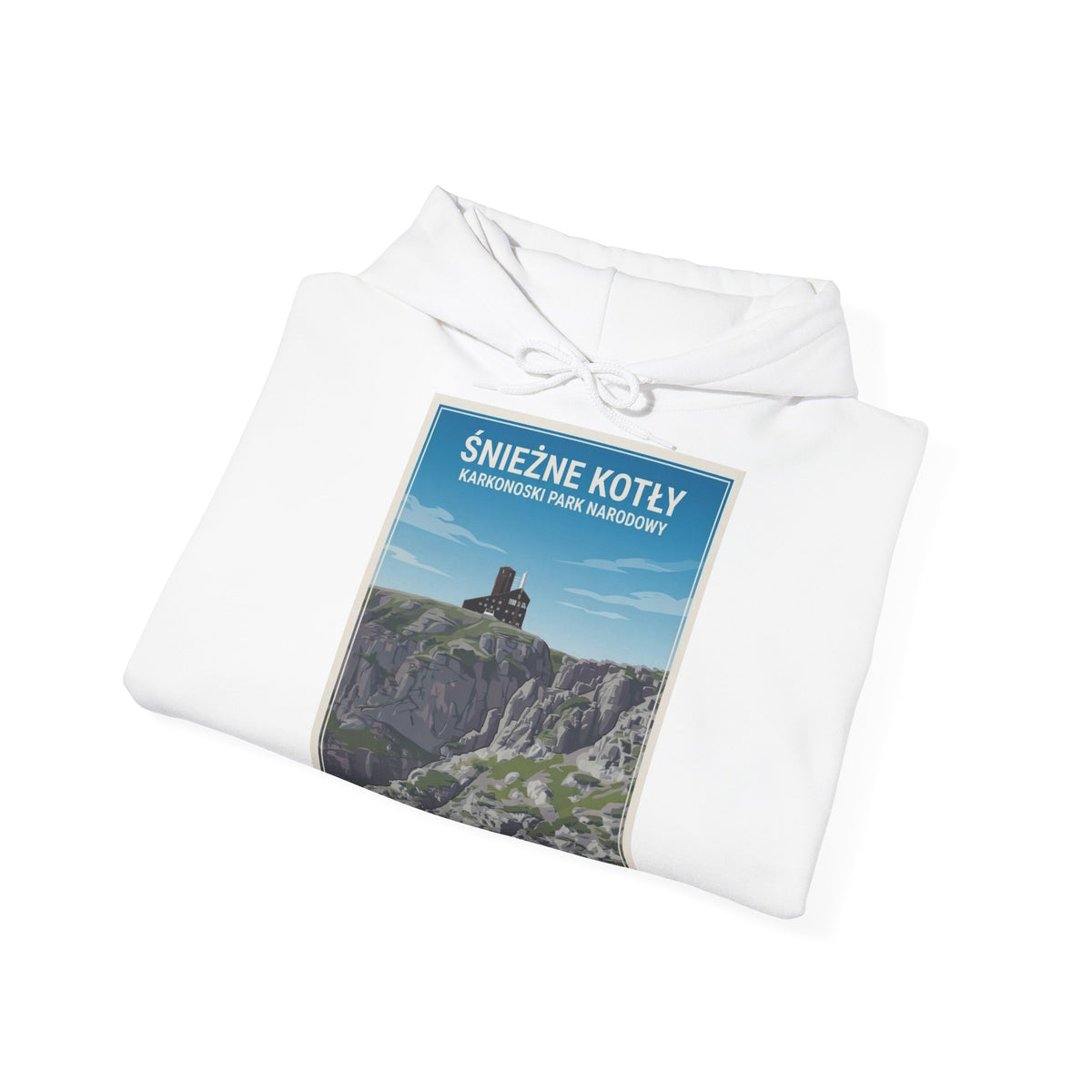 Bluza z Kapturem Retro - Śnieżne Kotły