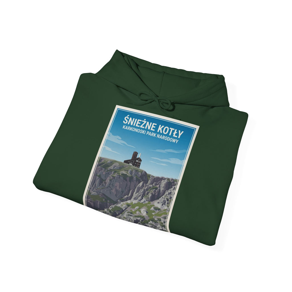 Bluza z Kapturem Retro - Śnieżne Kotły