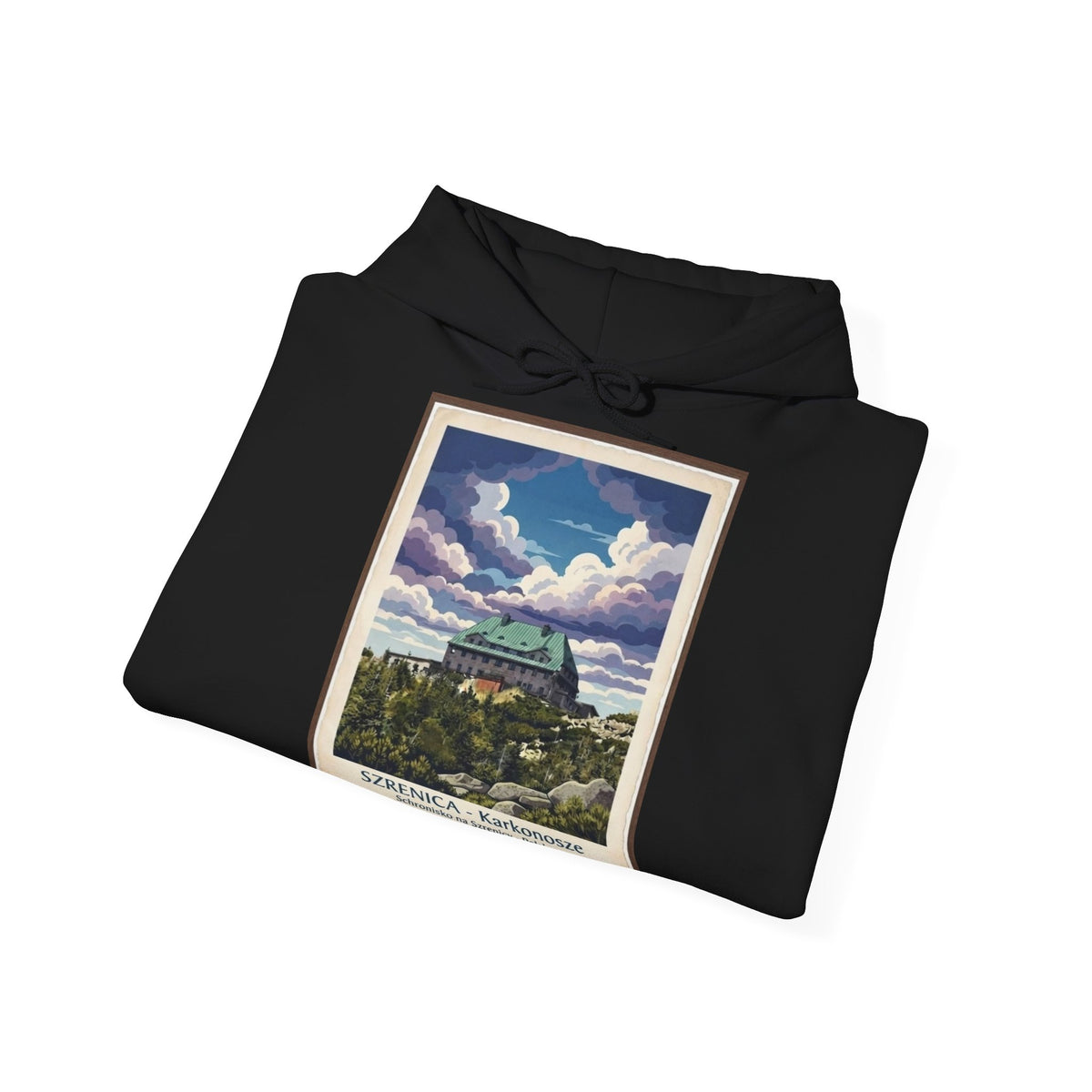 Gruba Bluza z Kapturem Retro - Szrenica