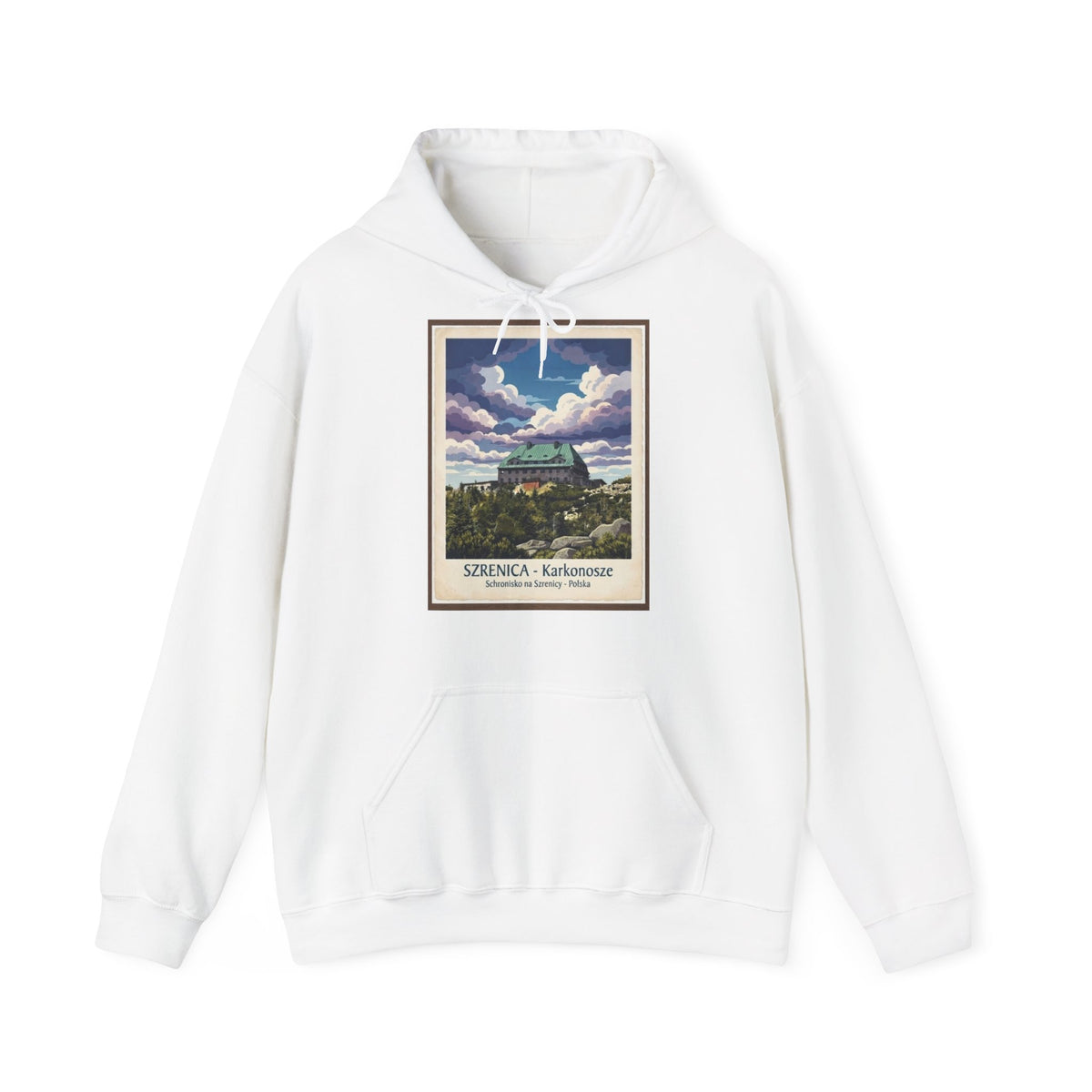 Gruba Bluza z Kapturem Retro - Szrenica