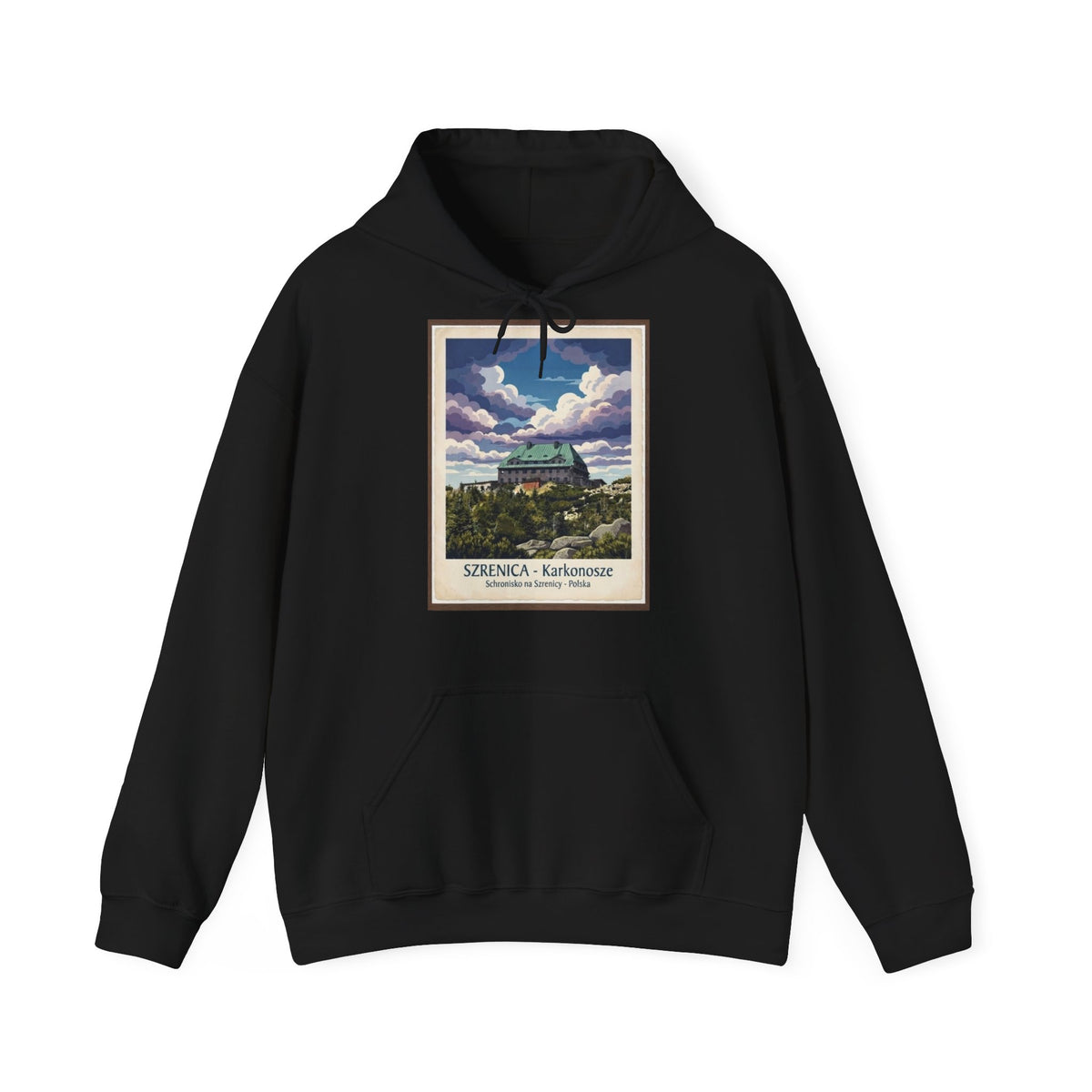 Gruba Bluza z Kapturem Retro - Szrenica