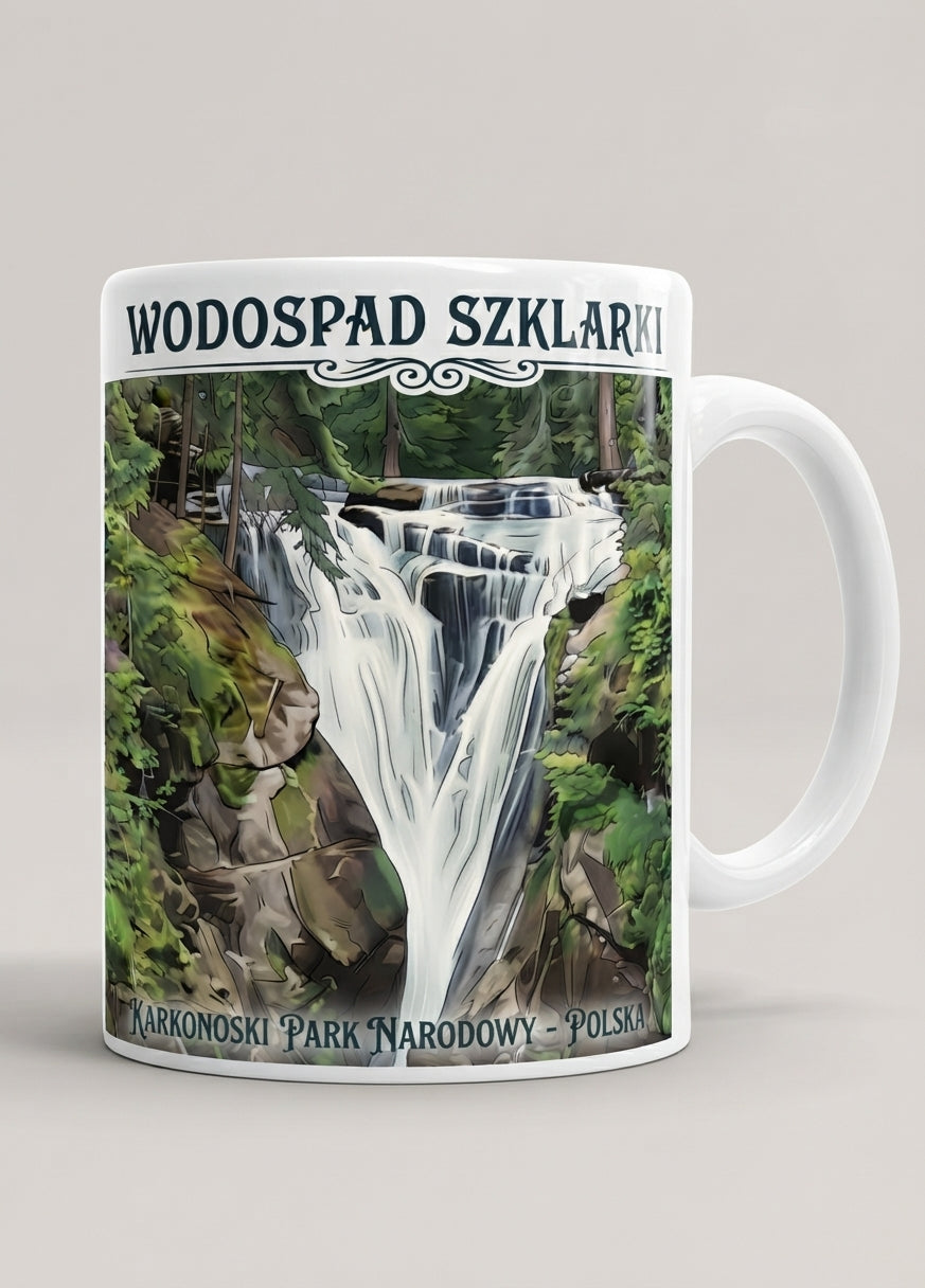 Ceramiczny Kubek Karkonosze – 330 ml (Wybór Wzorów)