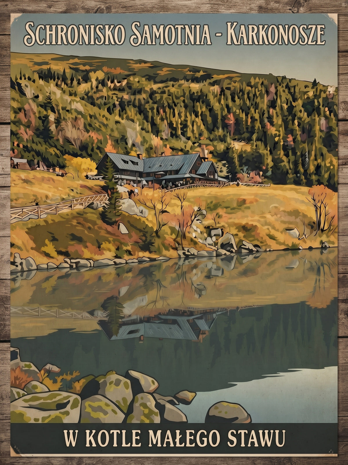 Retro Plakat - Schronisko Samotnia