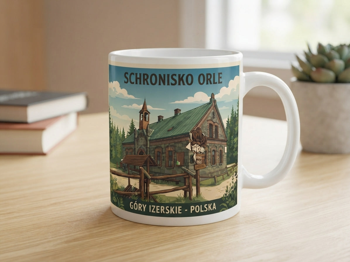 Ceramiczny Kubek Karkonosze – 330 ml (Wybór Wzorów)