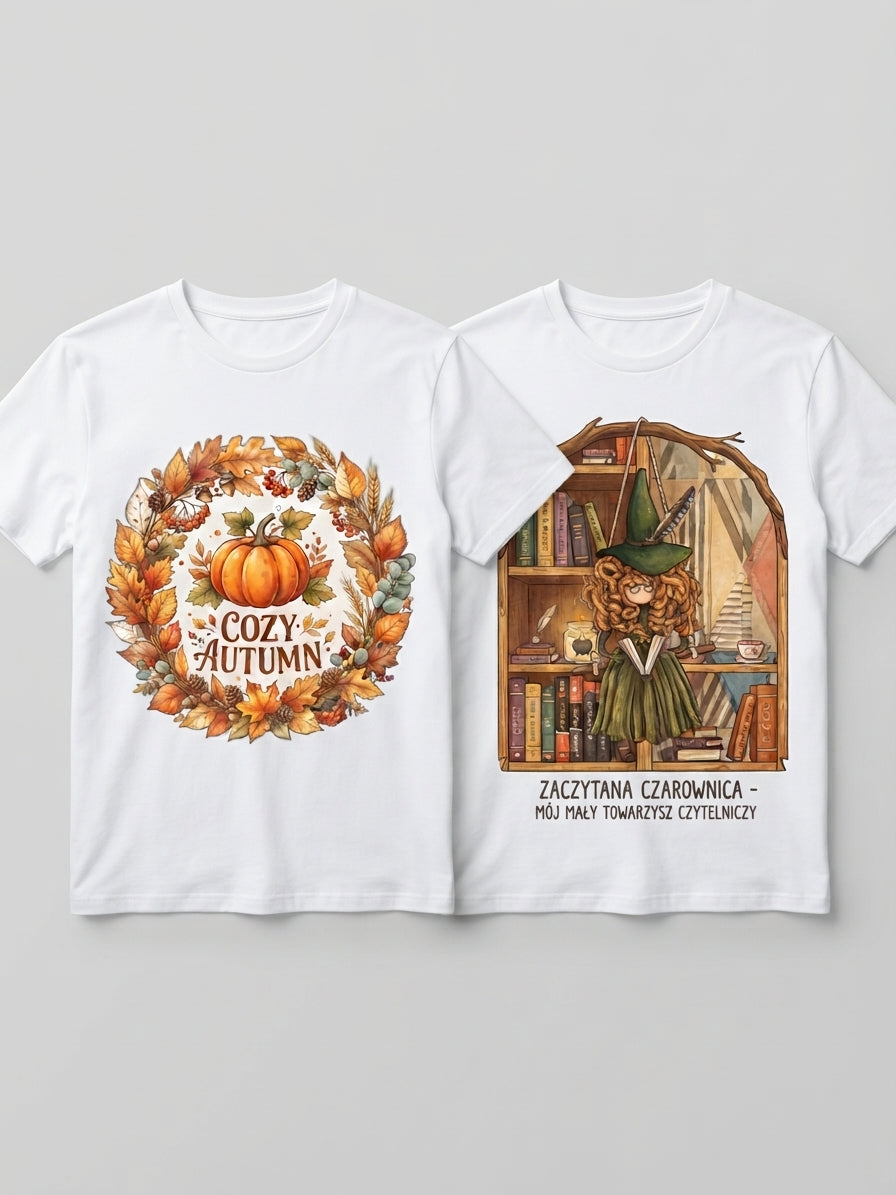 Koszulka Jesienna Unisex – Premium (Wybór Wzorów)