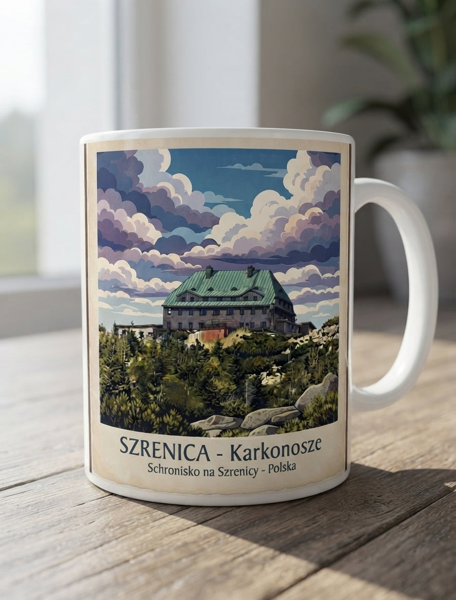 Ceramiczny Kubek Karkonosze – 330 ml (Wybór Wzorów)