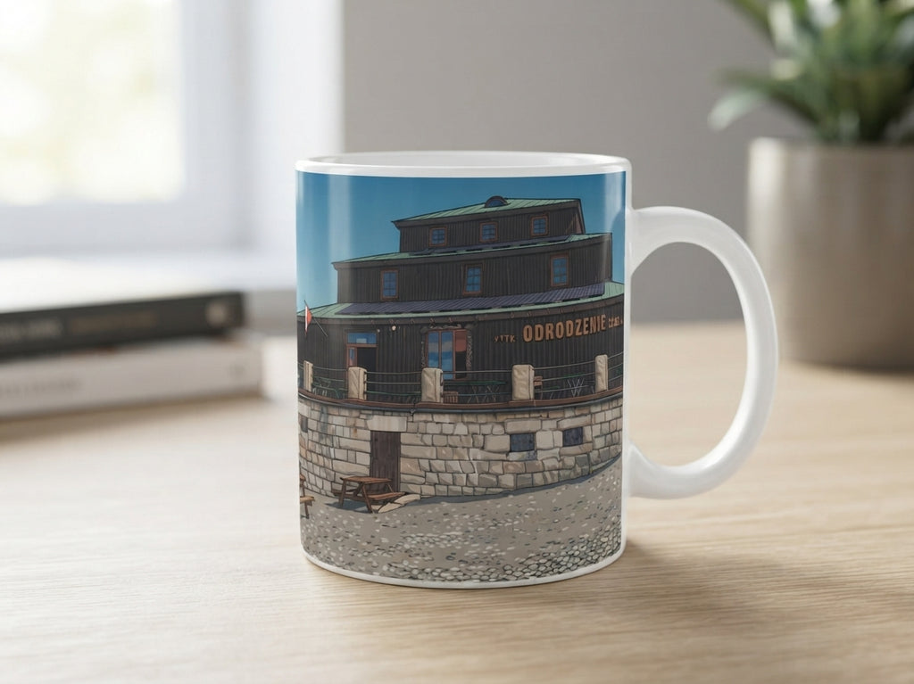 Ceramiczny Kubek Karkonosze – 330 ml (Wybór Wzorów)