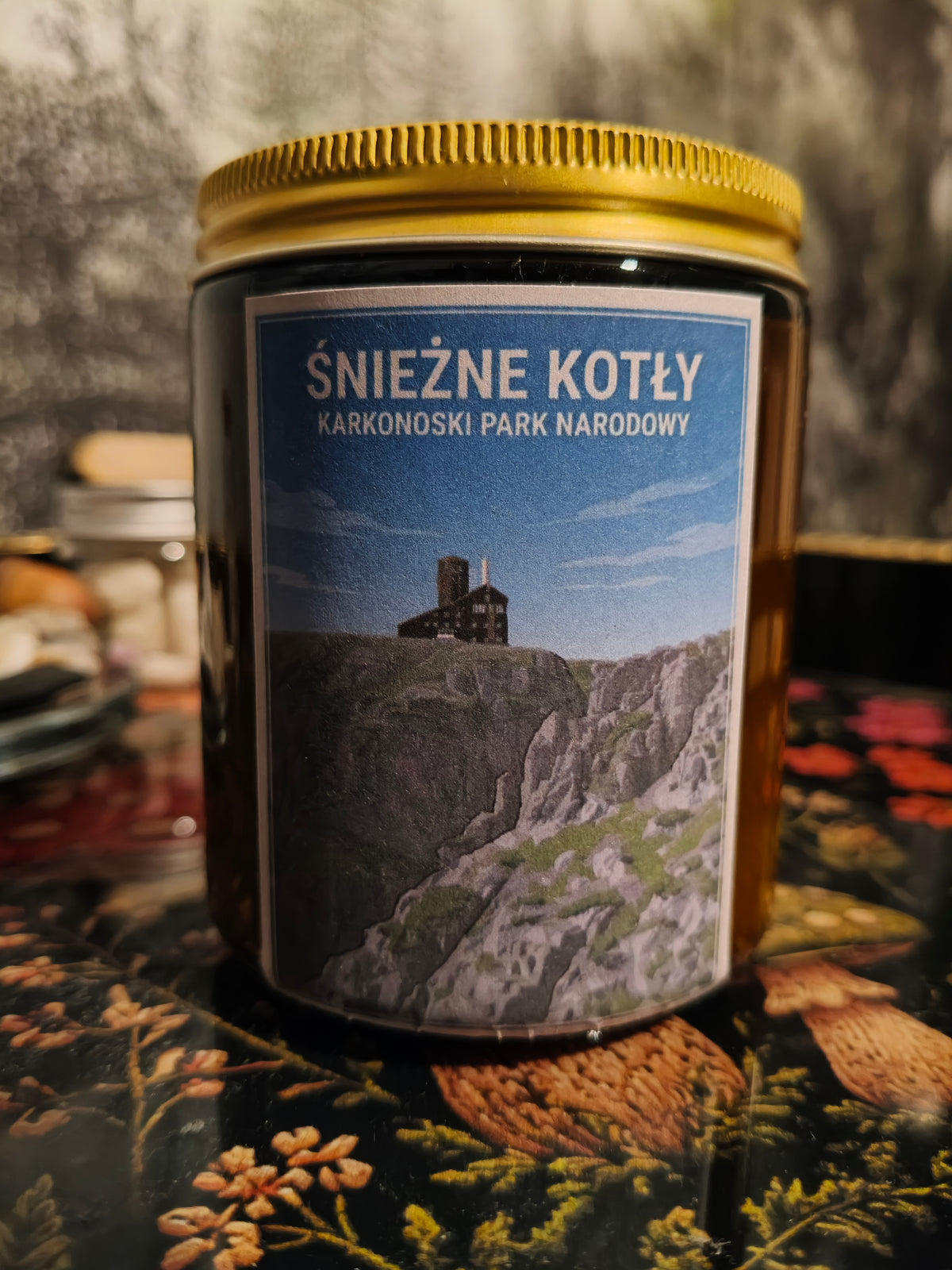 Personalizowana Świeca Sojowa Premium – Spokój Gór 🏔️